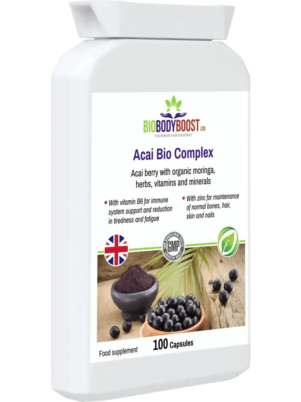 Acai Bio Complex – 60‑Caps Acai Berry Immunity & Energy Supplement