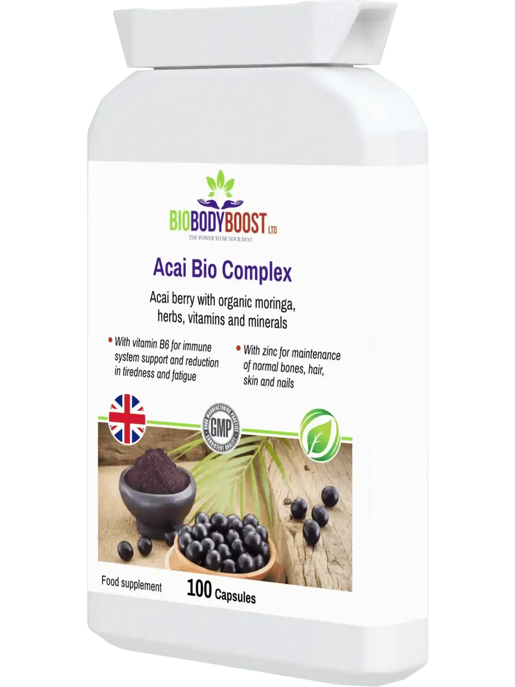 Acai Bio Complex – 60‑Caps Acai Berry Immunity & Energy Supplement