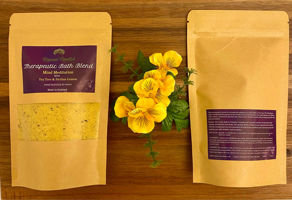 Eight 100g Luxury Natural Bath Blends in Eco-Pouch
