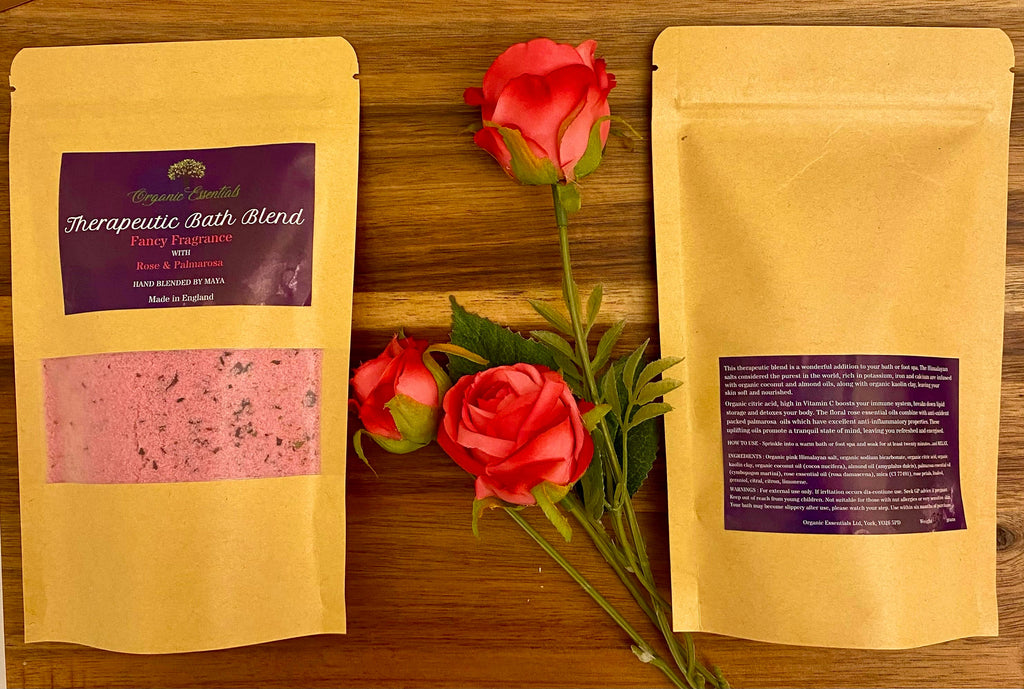 Eight 100g Luxury Natural Bath Blends in Eco-Pouch